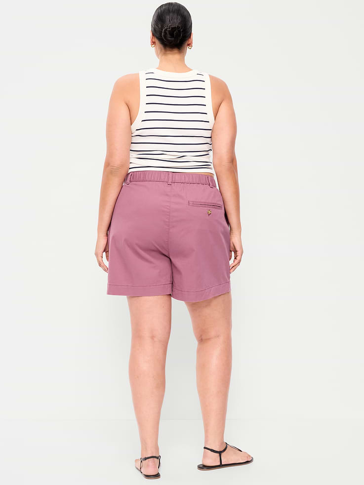 Image number 9 showing, High-Waisted OGC Chino Shorts -- 6-inch inseam