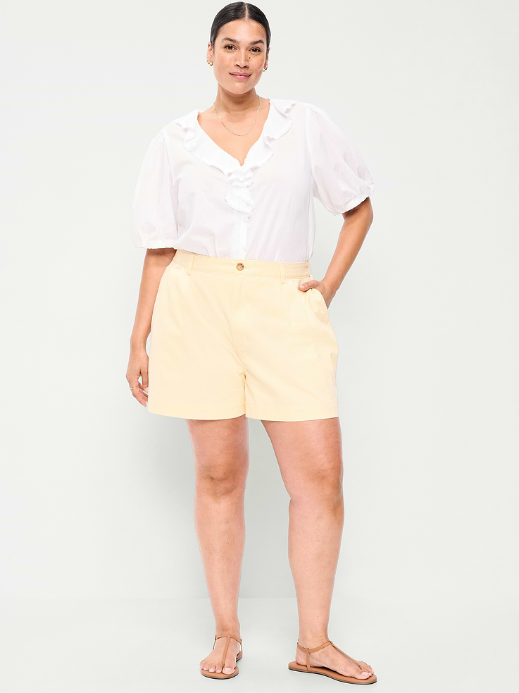Image number 7 showing, High-Waisted OGC Chino Shorts -- 6-inch inseam