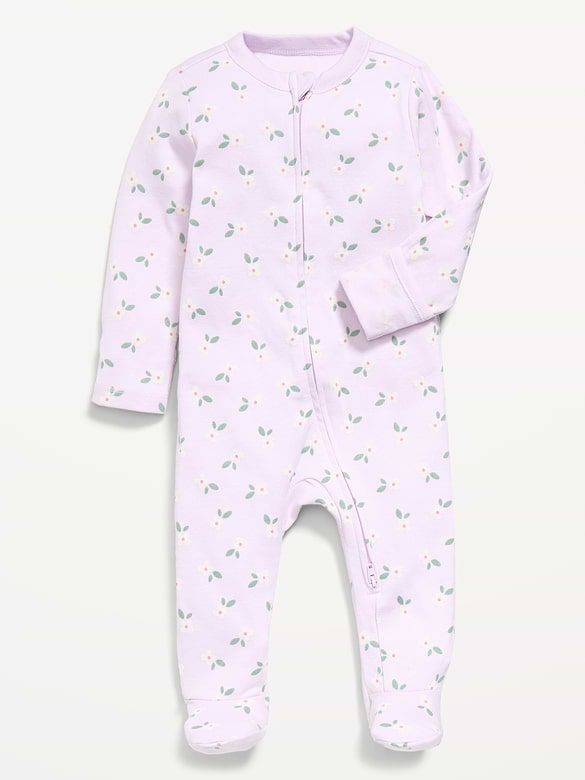 2-Way-Zip Sleep & Play Footed One-Piece for Baby
