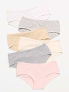 Image number 1 showing, Hipster Underwear 6-Pack for Girls