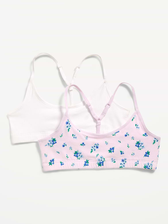 Soutien-gorge camisole dos nageur pour fille (paquet de 2)