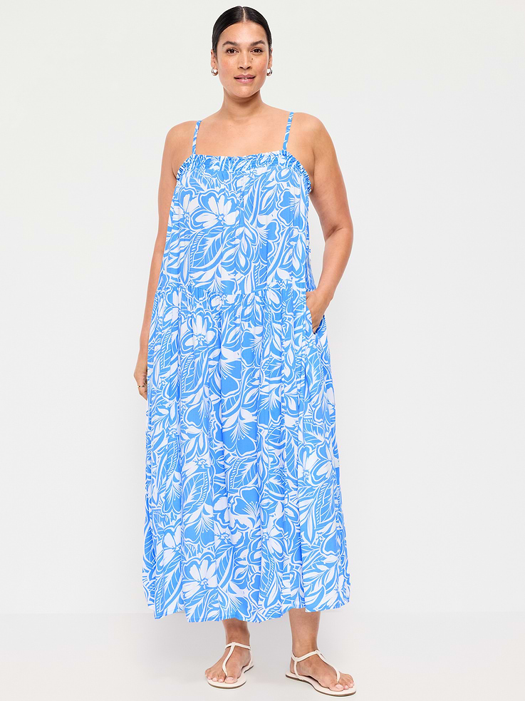 Image number 8 showing, Airy Smocked Maxi Dress
