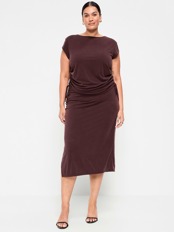 Image number 8 showing, Ruched Midi Skirt
