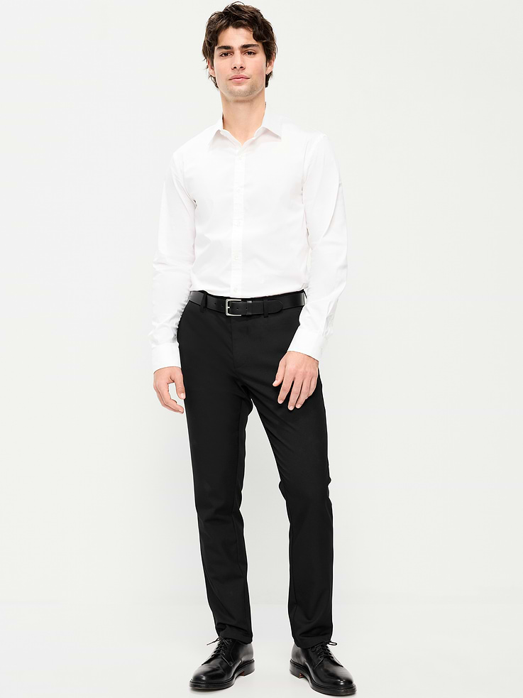 Image number 1 showing, Slim-Fit Twill Dress Pants