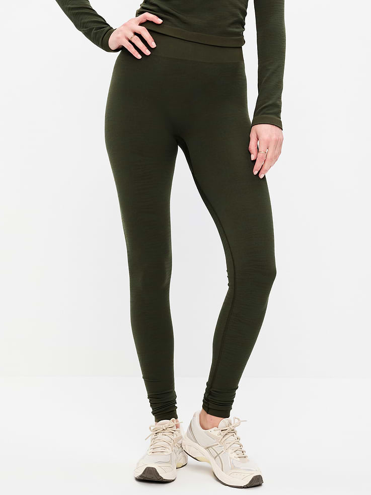 Image number 1 showing, High-Waisted Seamless Jacquard Leggings