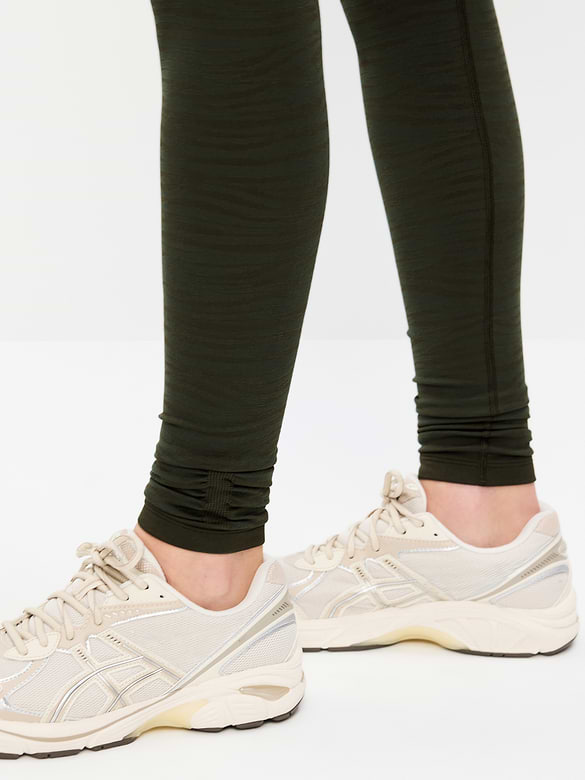 High-Waisted Seamless Jacquard Leggings