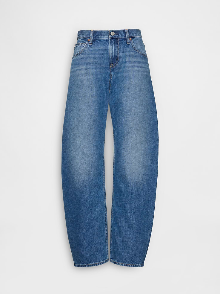 Image number 6 showing, Low Rise Barrel Jeans