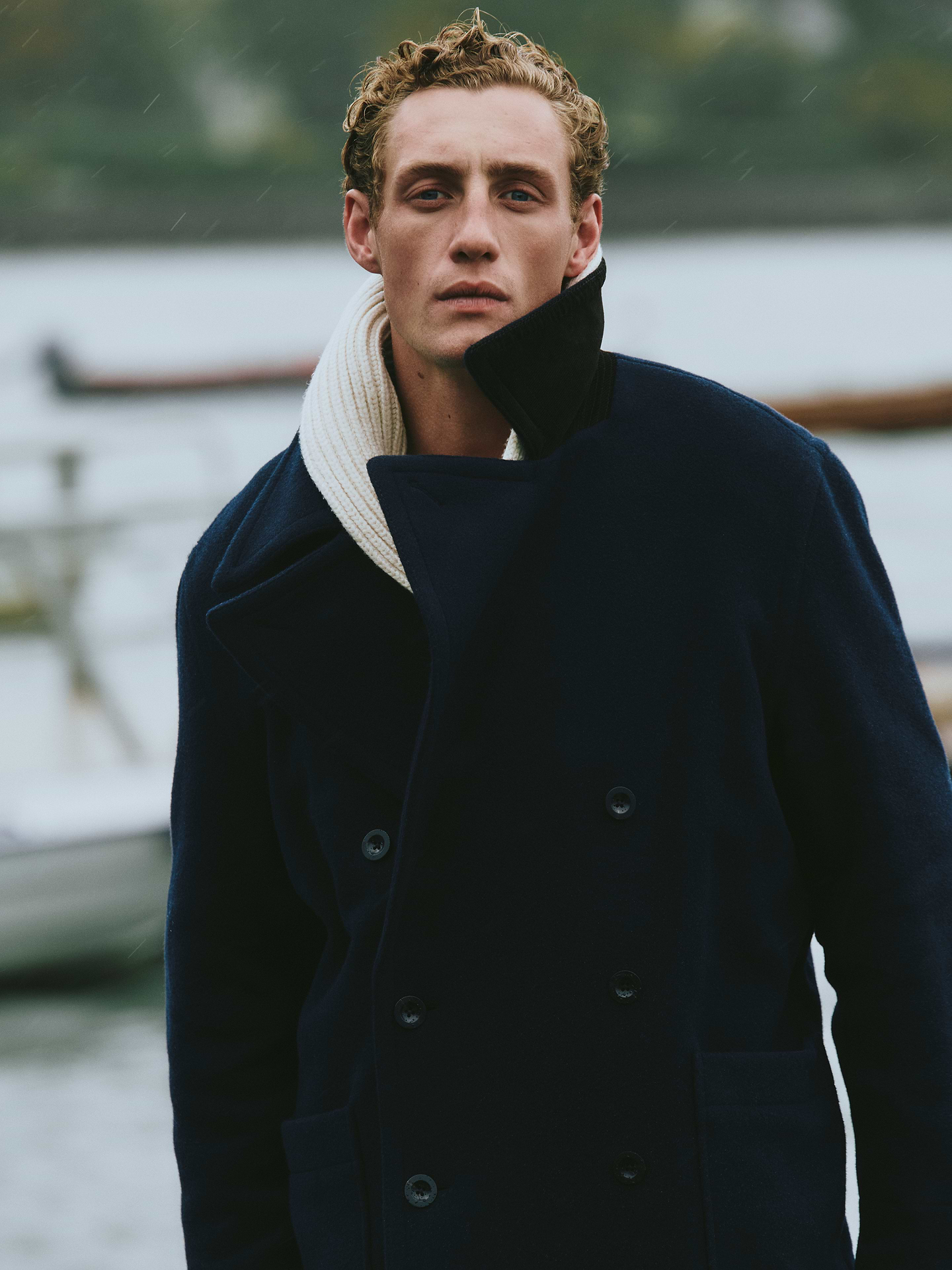 Image number 8 showing, Italian Melton Peacoat