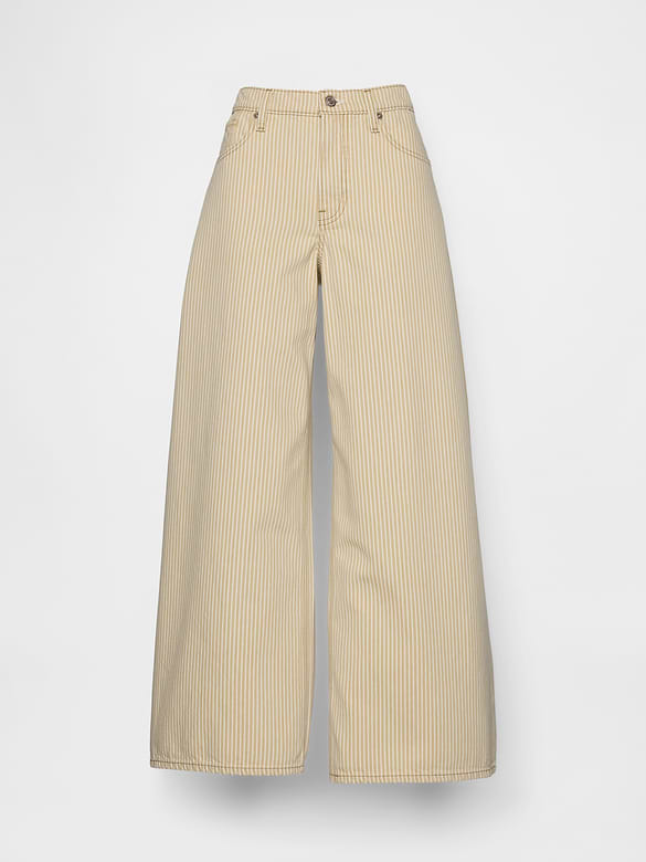 Low Slung Stripe Extra Baggy Jeans