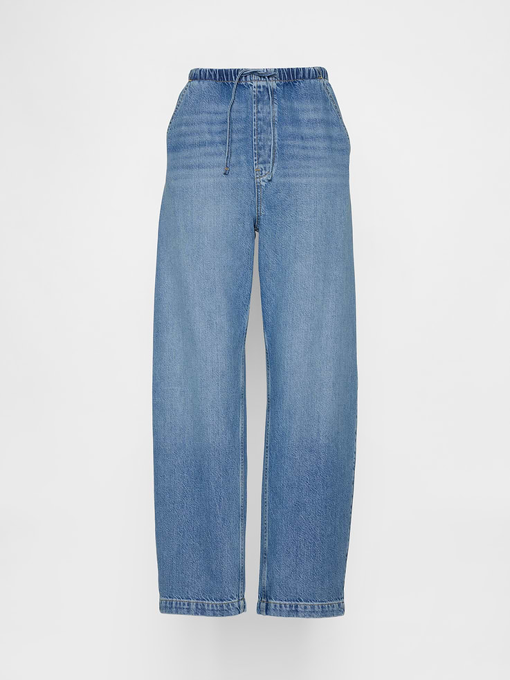 Image number 6 showing, High Rise UltraSoft Easy Barrel Jeans