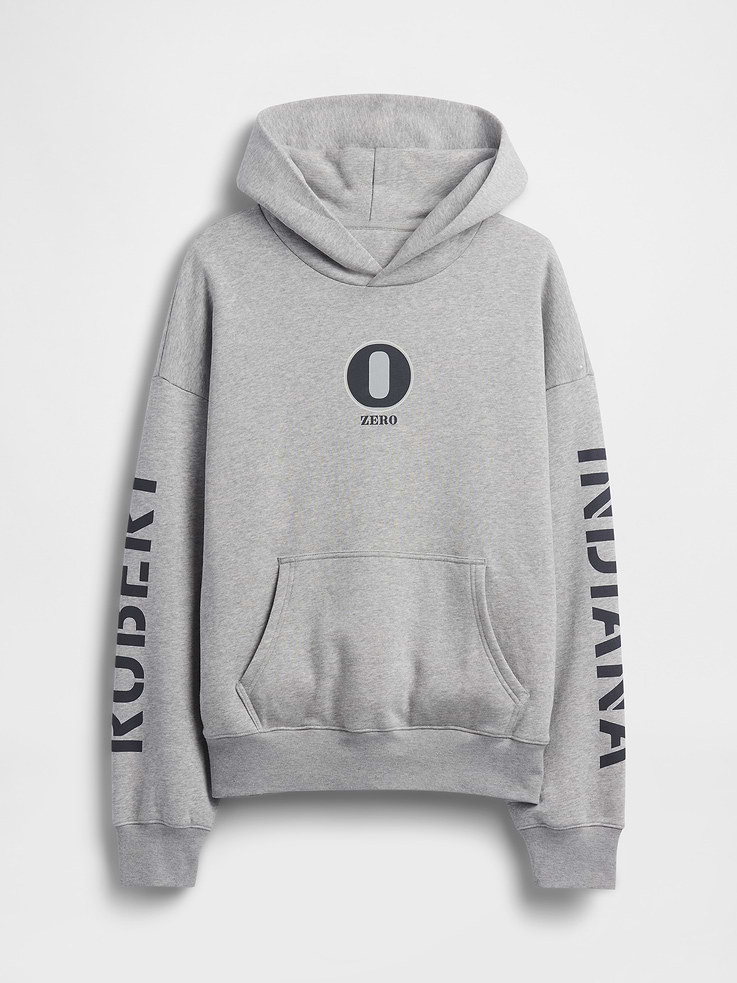 Image number 7 showing, Robert Indiana VintageSoft Graphic Hoodie