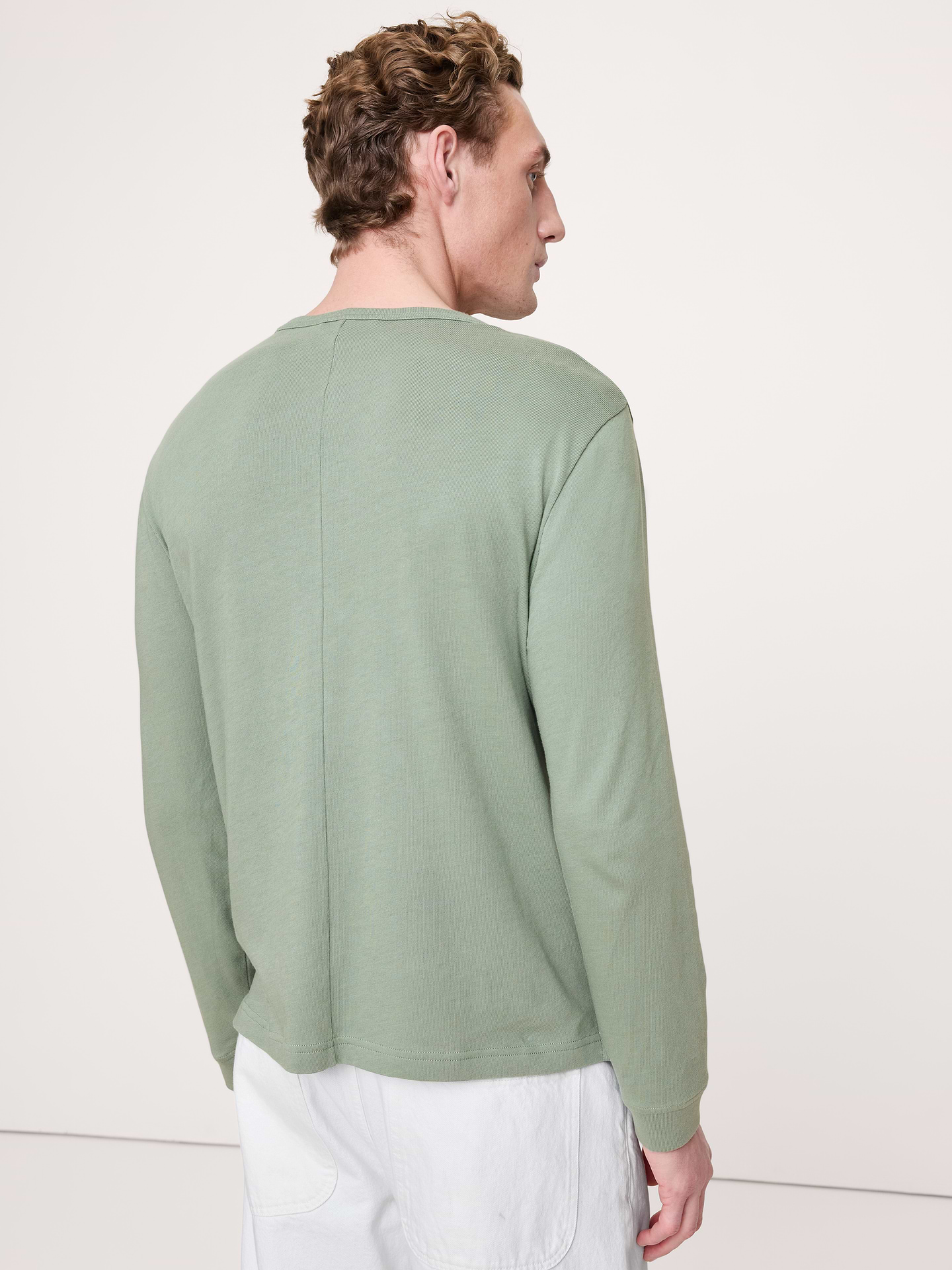 Image number 2 showing, Cotton Jersey Long-Sleeve T-Shirt