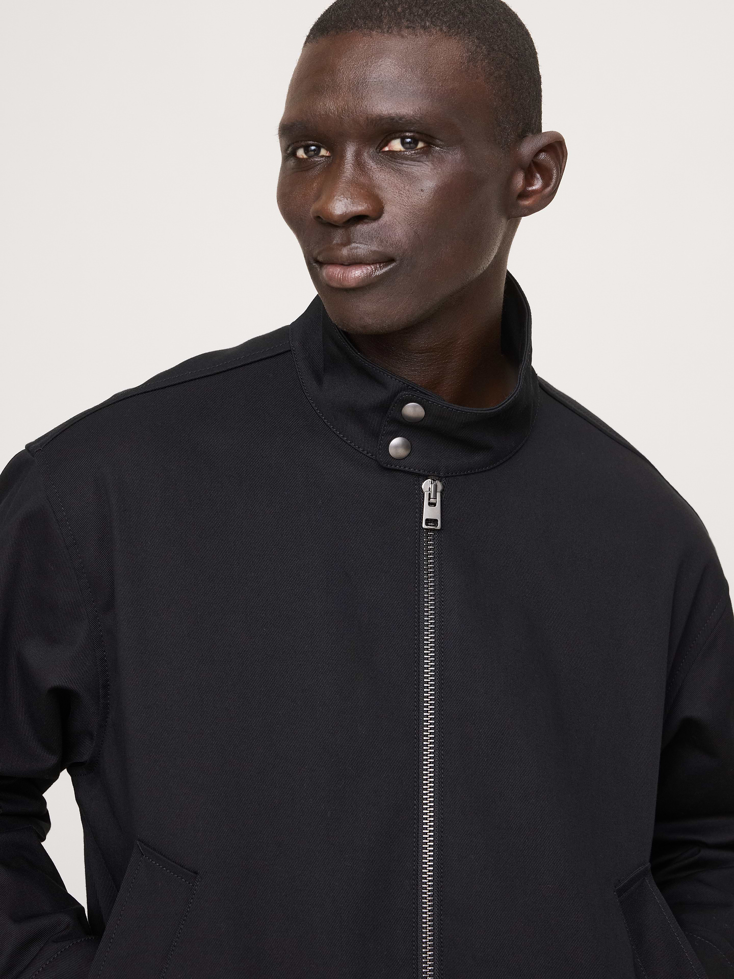 Image number 4 showing, Cotton Twill Harrington Jacket
