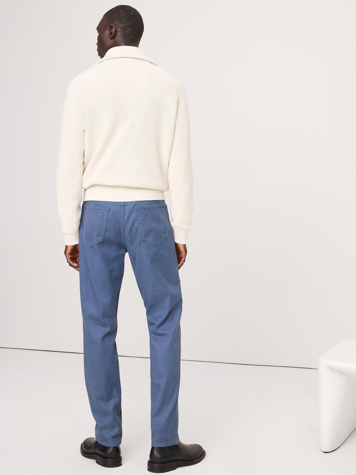 Image 5 of 8, Slim Linen-Cotton Traveler Pant