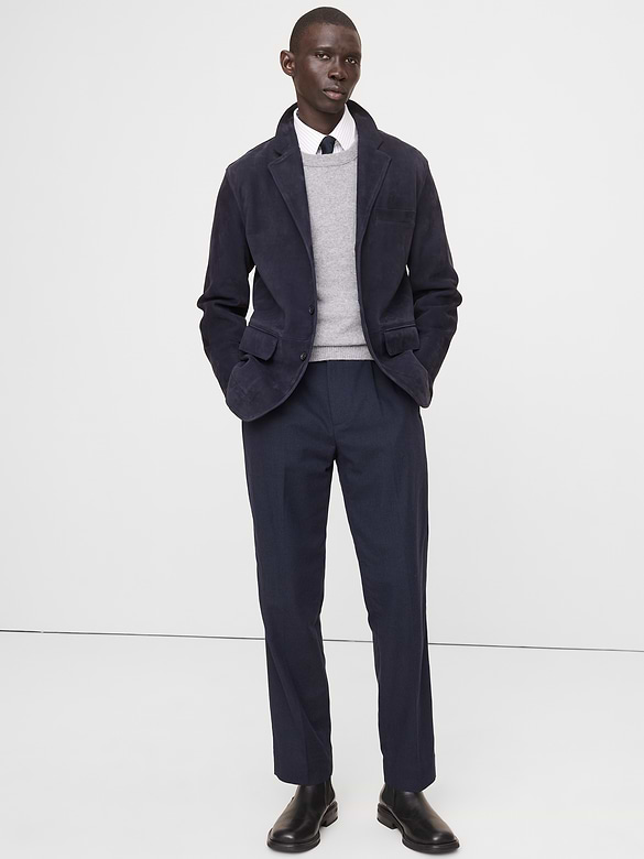Athletic Textured Dress Pant