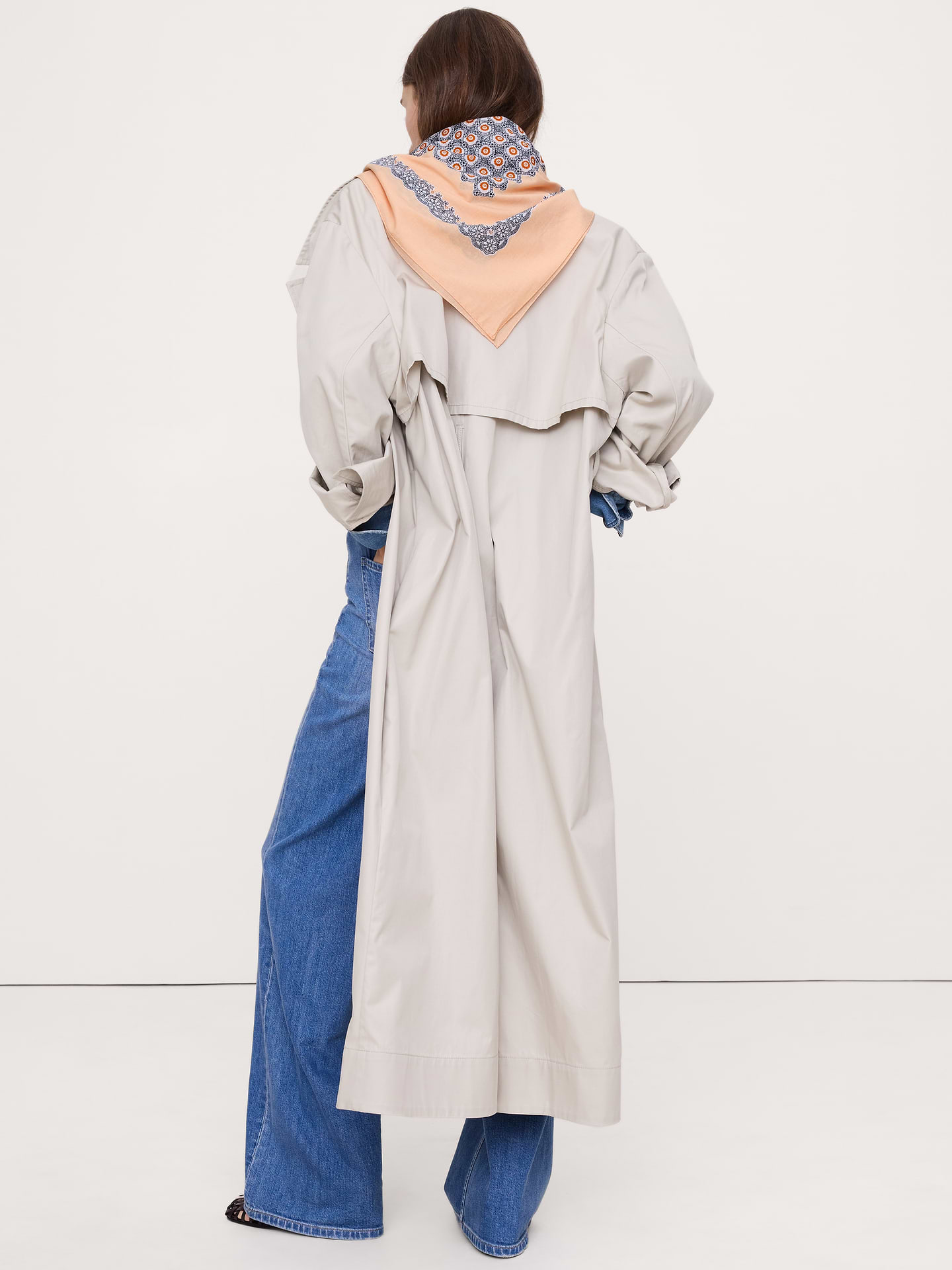 Image number 2 showing, Large Cotton Square Scarf