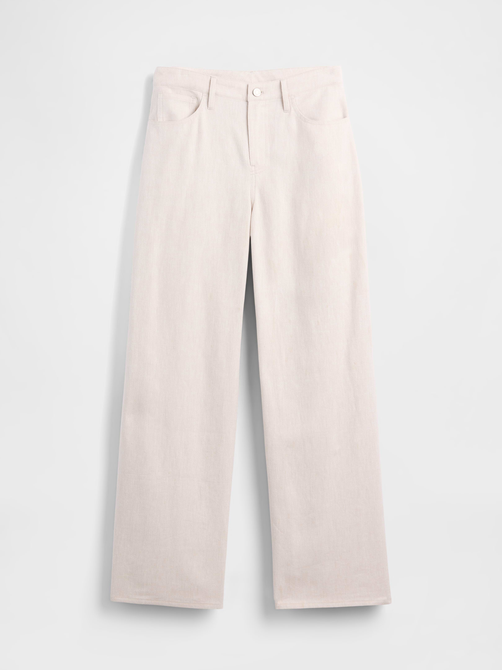 Linen-Cotton Wide-Leg Pants | Gap