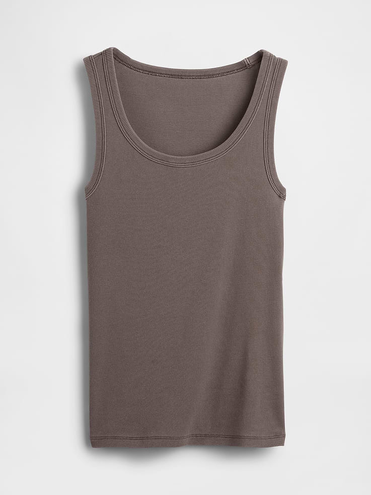 Image number 4 showing, Rib Scoop Tank Top