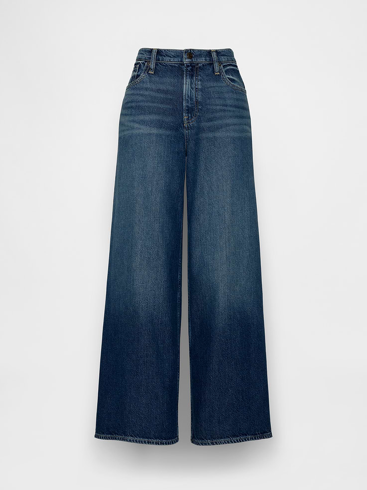 Image number 6 showing, Mid Rise UltraSoft Buckle Baggy Jeans