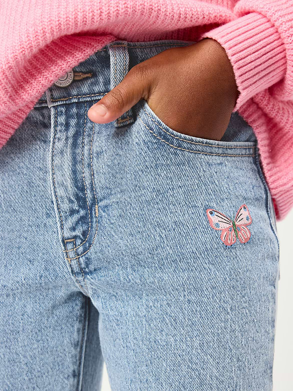 High-Waisted Flare-Leg Jeans for Girls