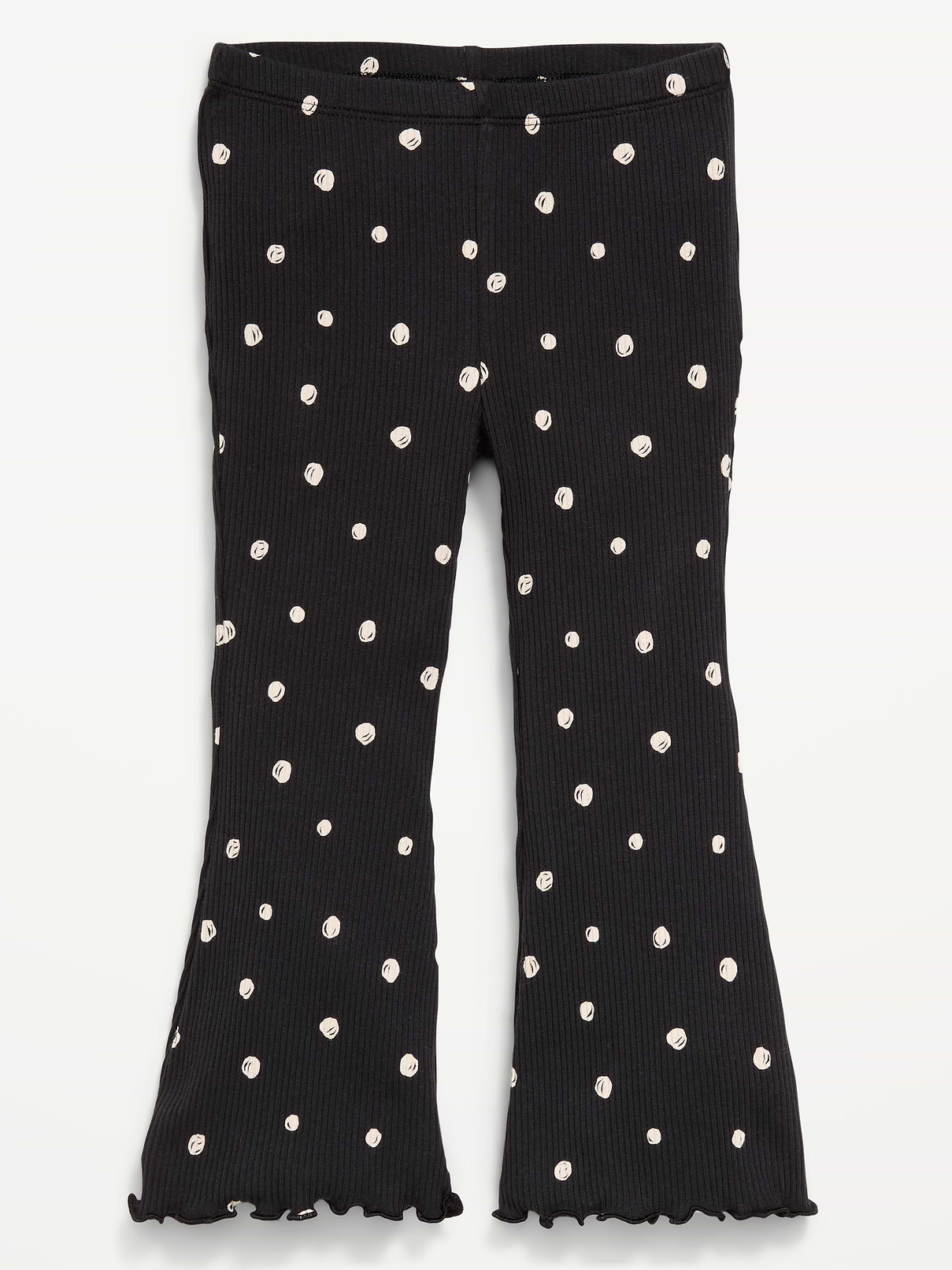 L'image numéro 1 présente Legging côtelé évasé pour toute-petite