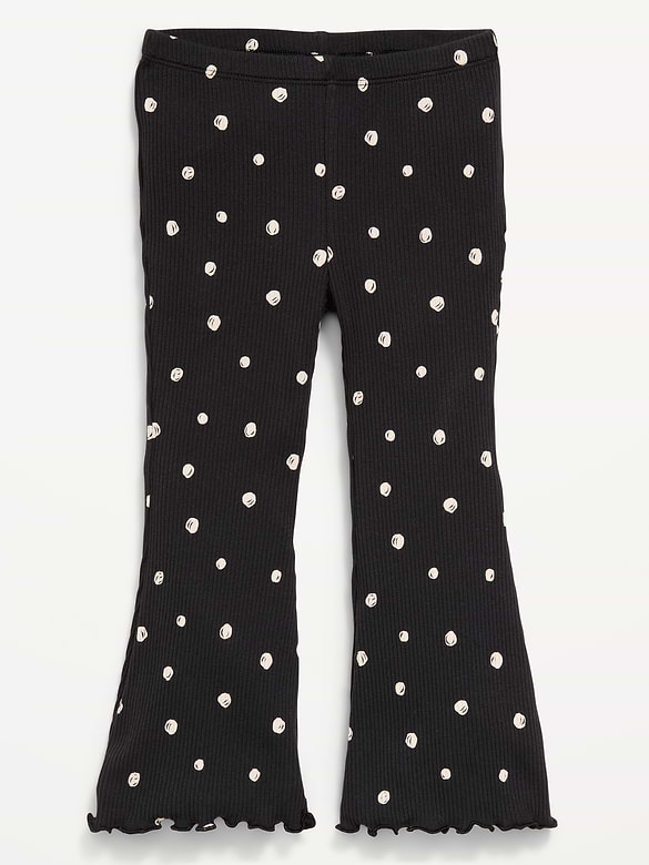 Ribbed Flare Leggings for Toddler Girls