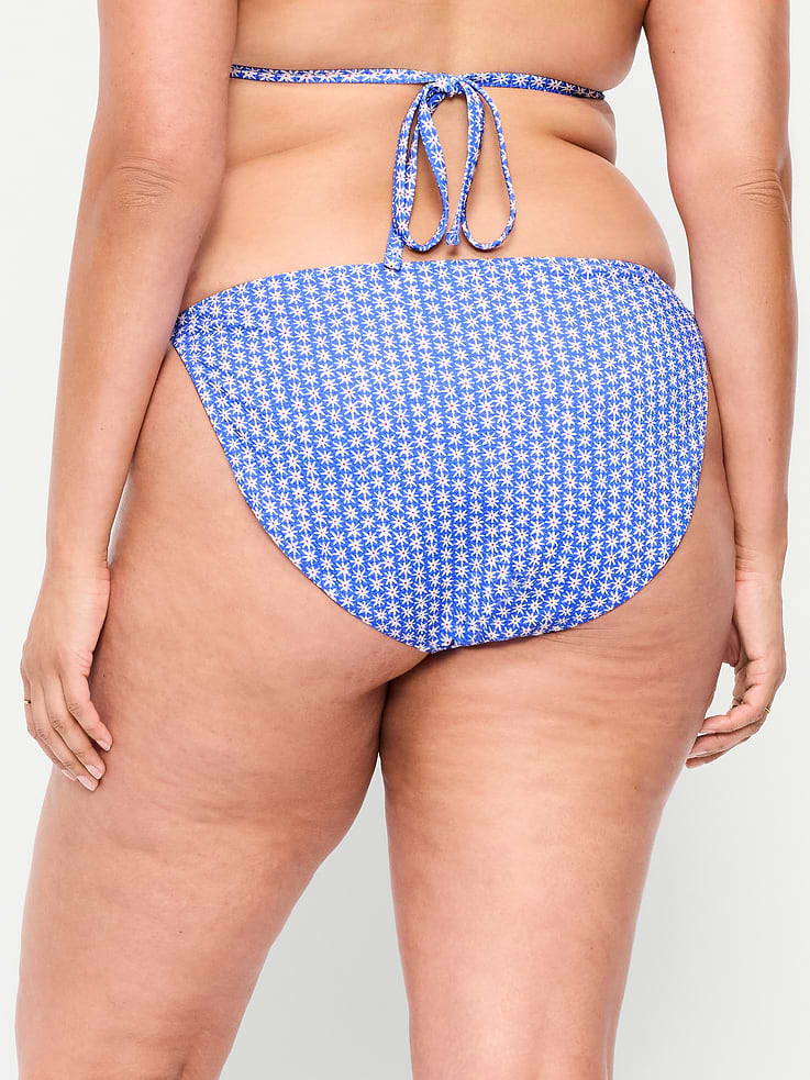 Image number 8 showing, Pique String Bikini Swim Bottoms