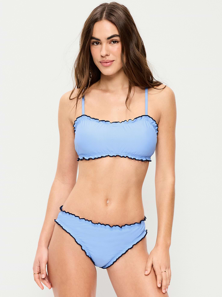 Image number 1 showing, Scoop-Neck Ruffle Swim Top