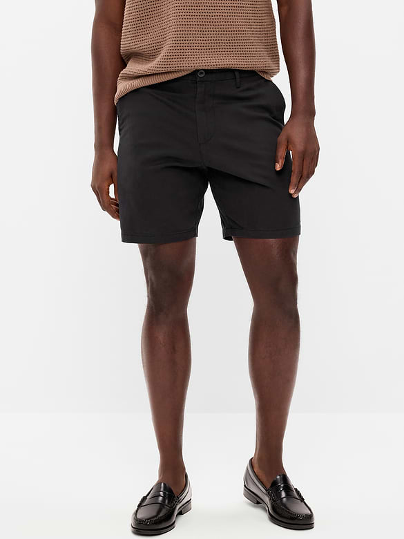 Slim Built-In Flex Rotation Chino Shorts -- 8-inch inseam