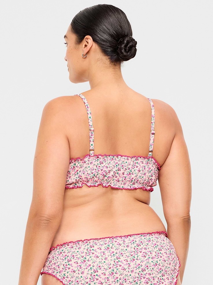 L'image numéro 8 présente Haut de bikini à encolure dégagée