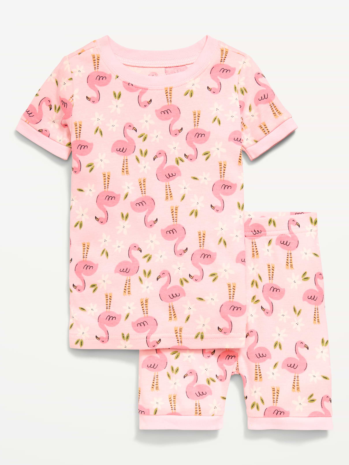 Image number 1 showing, Printed Snug-Fit Pajama Set for Toddler & Baby