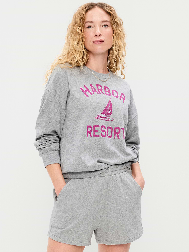 Image number 1 showing, Oversized Graphic Sweatshirt