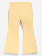 Image number 2 showing, Ribbed Side-Stripe Flare-Leg Leggings for Toddler Girls