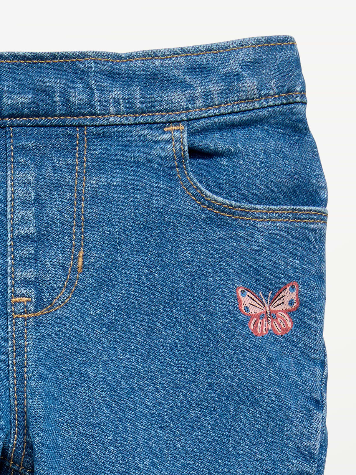 Image number 5 showing, Wow Pull-On High-Waisted Flare-Leg Jeans for Toddler Girls