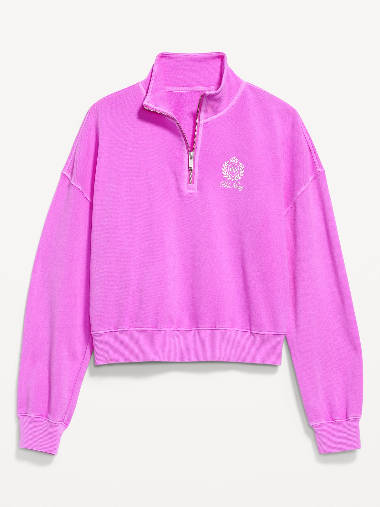 SoComfy Oversized Logo Half-Zip Sweatshirt | Old Navy