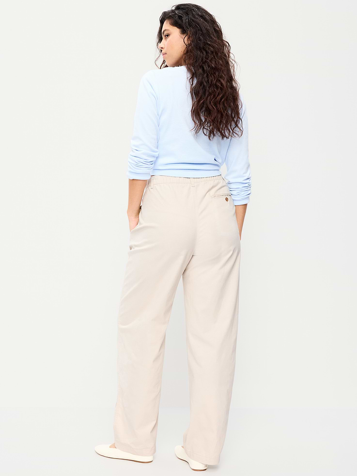 Image number 7 showing, High-Waisted OGC Chino Full Length Straight Pants