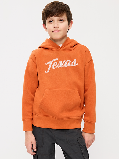 Image number 1 showing, College Graphic Gender-Neutral Hoodie for Kids