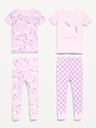 Image number 2 showing, Printed Snug-Fit Pajama 4-Piece for Toddler & Baby