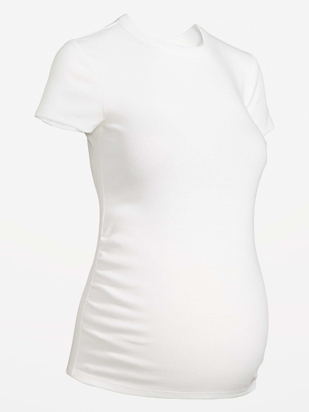 L'image numéro 2 présente T-shirt ajusté à manches courtes de maternité