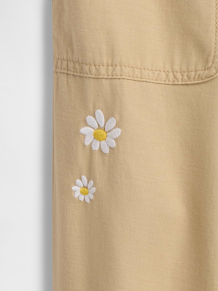 Image number 3 showing, Kids Pull-On Twill Utility Joggers