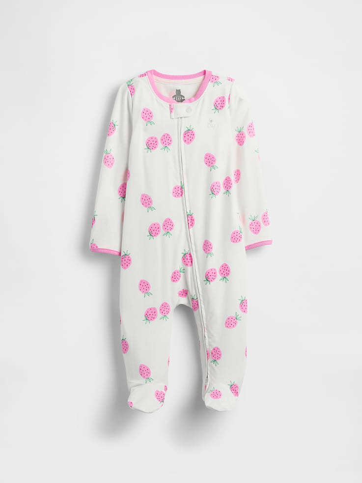 Image number 1 showing, Baby First Favorites JerseySoft Footed One-Piece