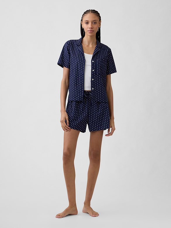 Poplin PJ Shorts
