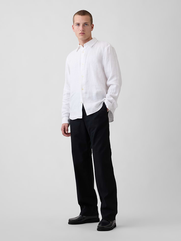Image number 2 showing, 100% Linen Relaxed Shirt