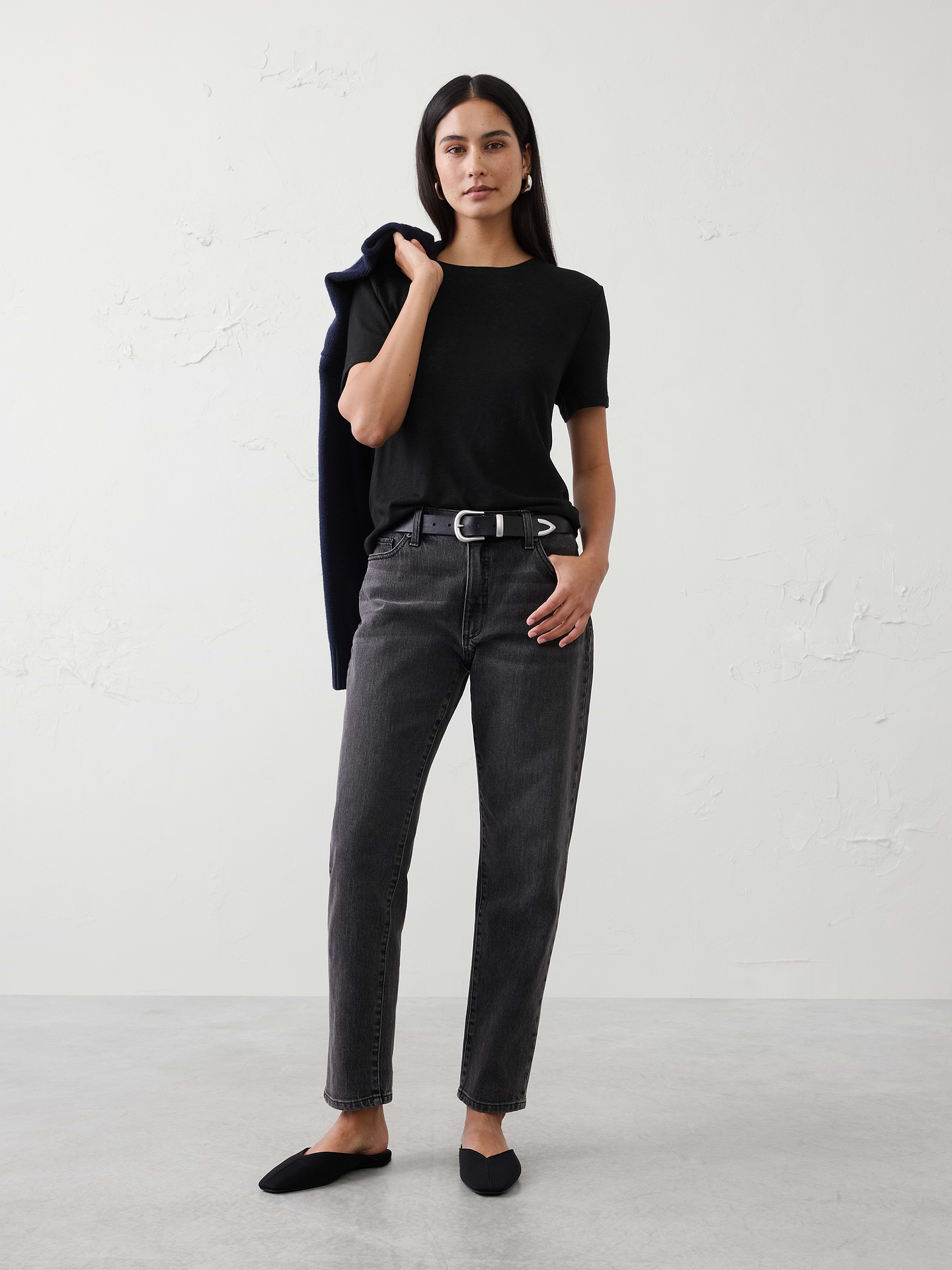 Image number 1 showing, Linen-Blend T-Shirt