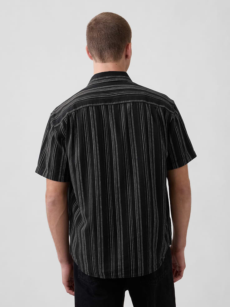 Image number 3 showing, Textured Linen-Cotton Shirt