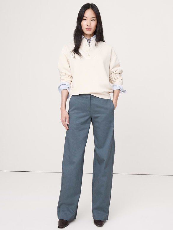 Le pantalon à jambe large de tous les jours