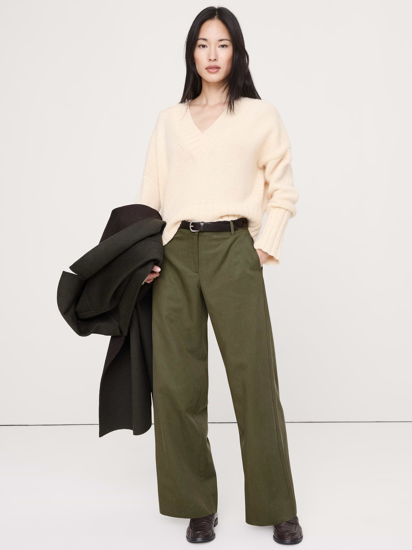 Image number 1 showing, The Everyday Wide-Leg Pant in Tencel™-Cotton