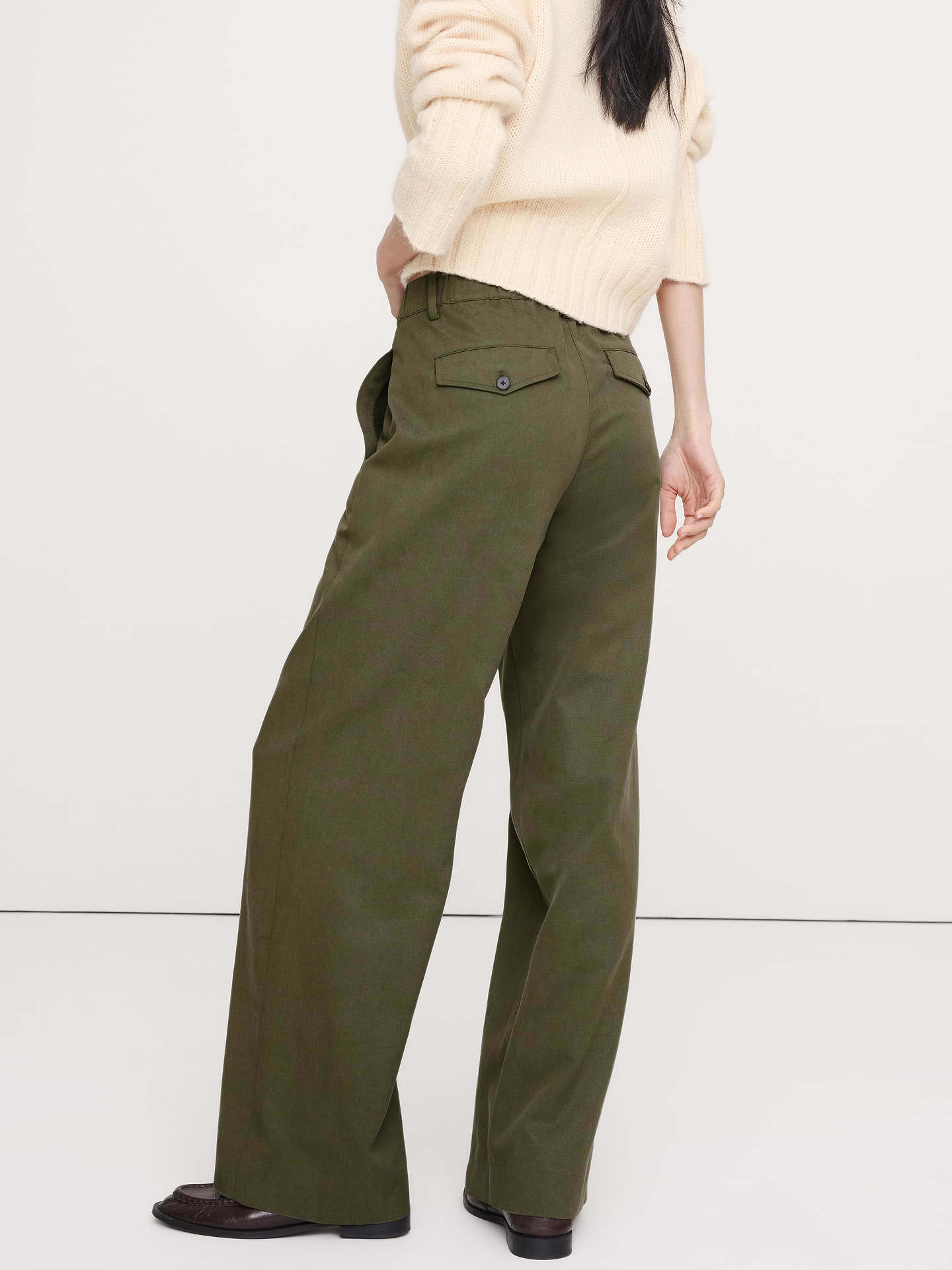 Image number 2 showing, The Everyday Wide-Leg Pant in Tencel™-Cotton
