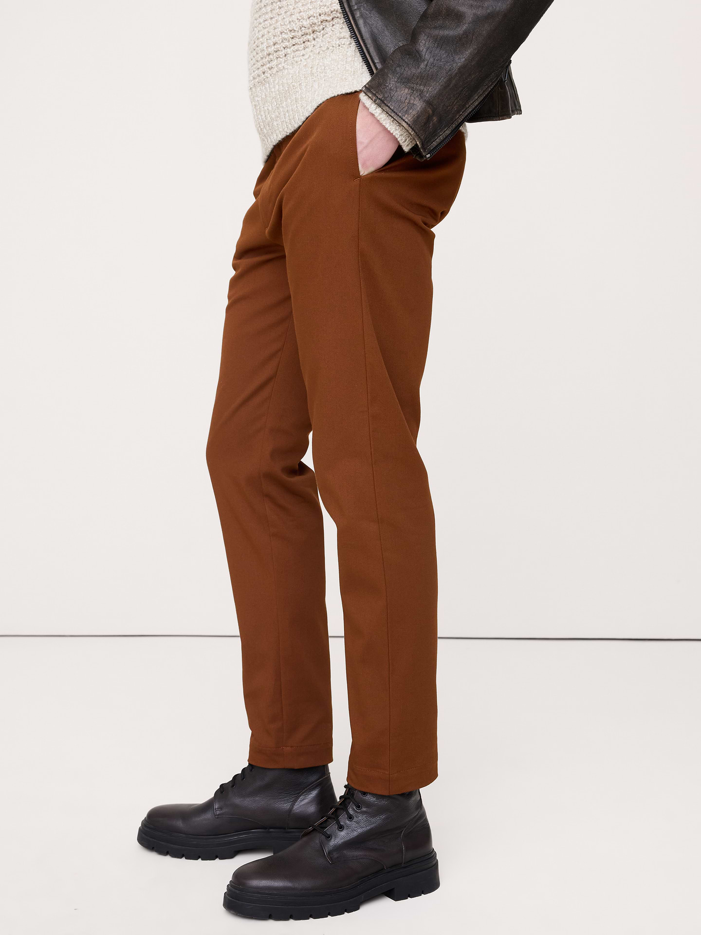 Image number 4 showing, Athletic Italian-Stretch Chino