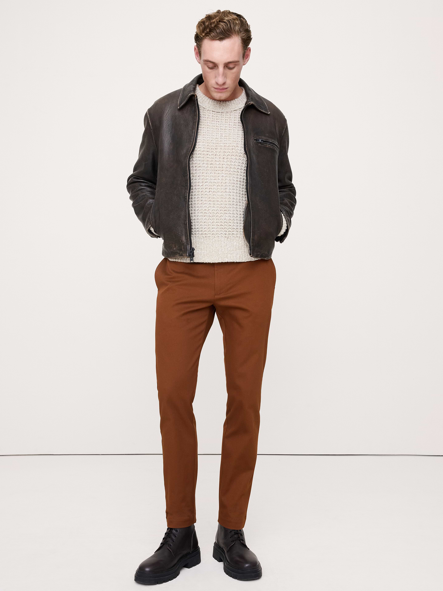 Image number 1 showing, Athletic Italian-Stretch Chino